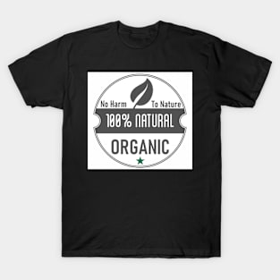 100% Organic label T-Shirt